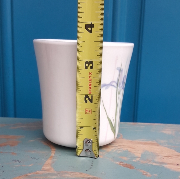 Vintage Mug Corning Ware Blue Iris Flower Rare - Picture 7 of 15